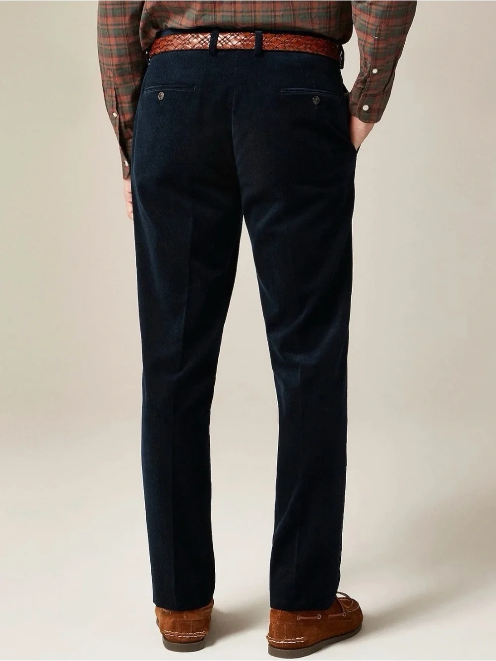 J CREW Ludlow Slim-fit suit pant in Italian corduroy in Navy 31 NWT $298 CL279